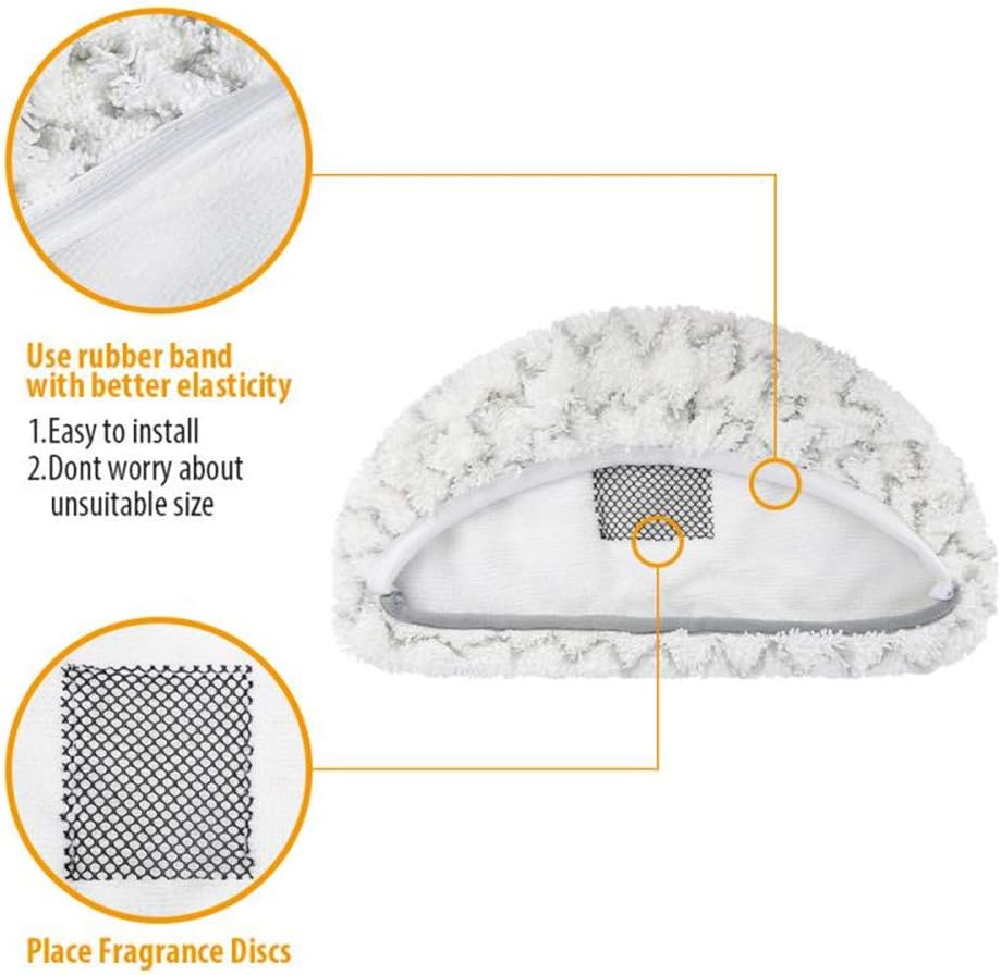 Steam Mop Replacement Pads for Bissell Powerfresh Steam Mop 6-Pack