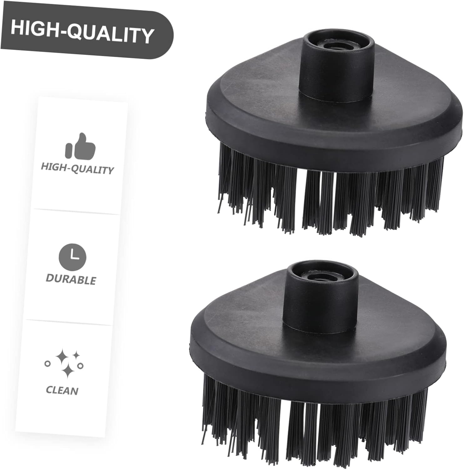 PartyKindom 4pcs Multi-Purpose Steam Brush Heads for Home and Commercial Use