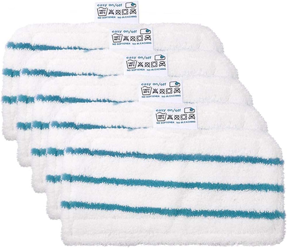 5 Pack Washable Microfiber Steam Mop Pads for BlackDecker Models