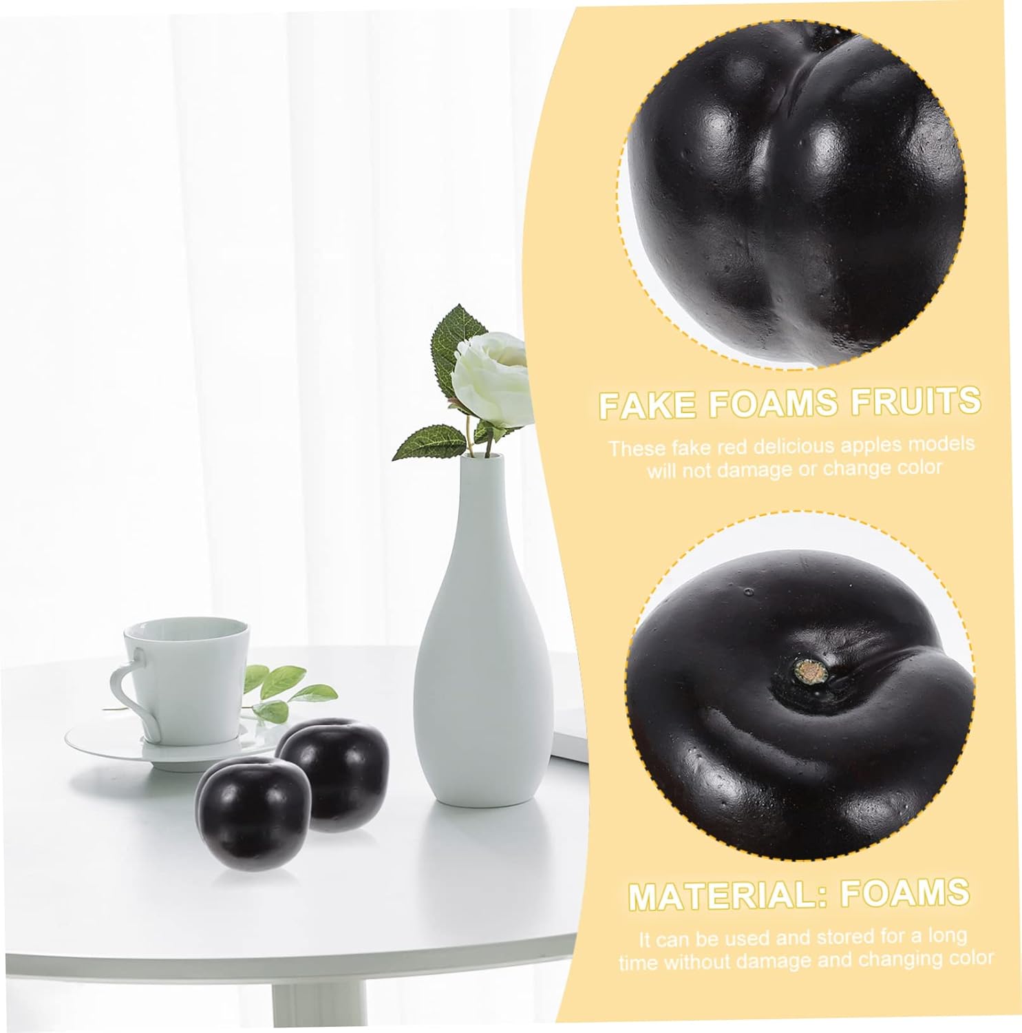 IMIKEYA Realistic Artificial Plum Decor Set