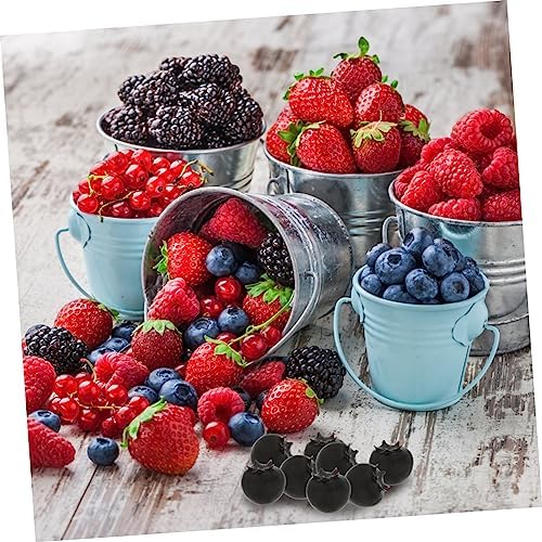Amosfun 50Pcs Realistic Artificial Blueberry Models