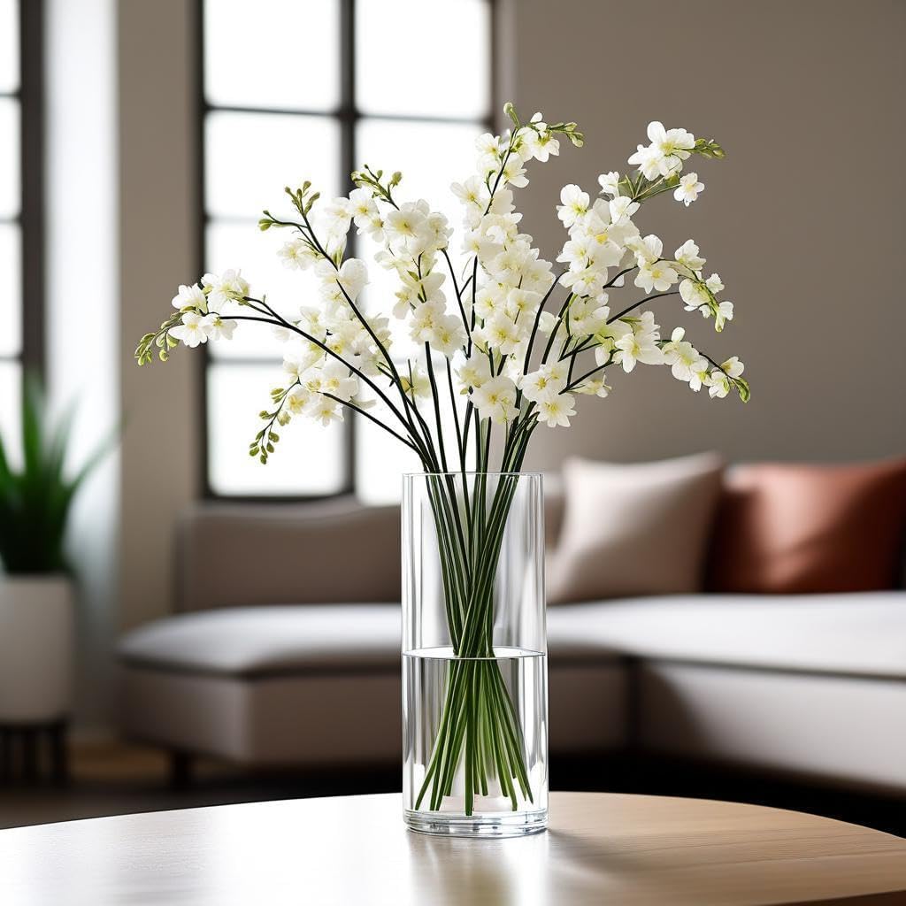 CYS Excel Clear Glass Cylinder Vase 12 4