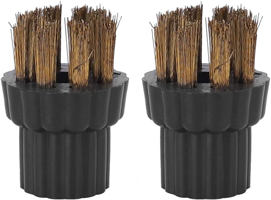 Jeffergarden Brass Brush Replacement for H2O Steam Cleaner and Steam Mop