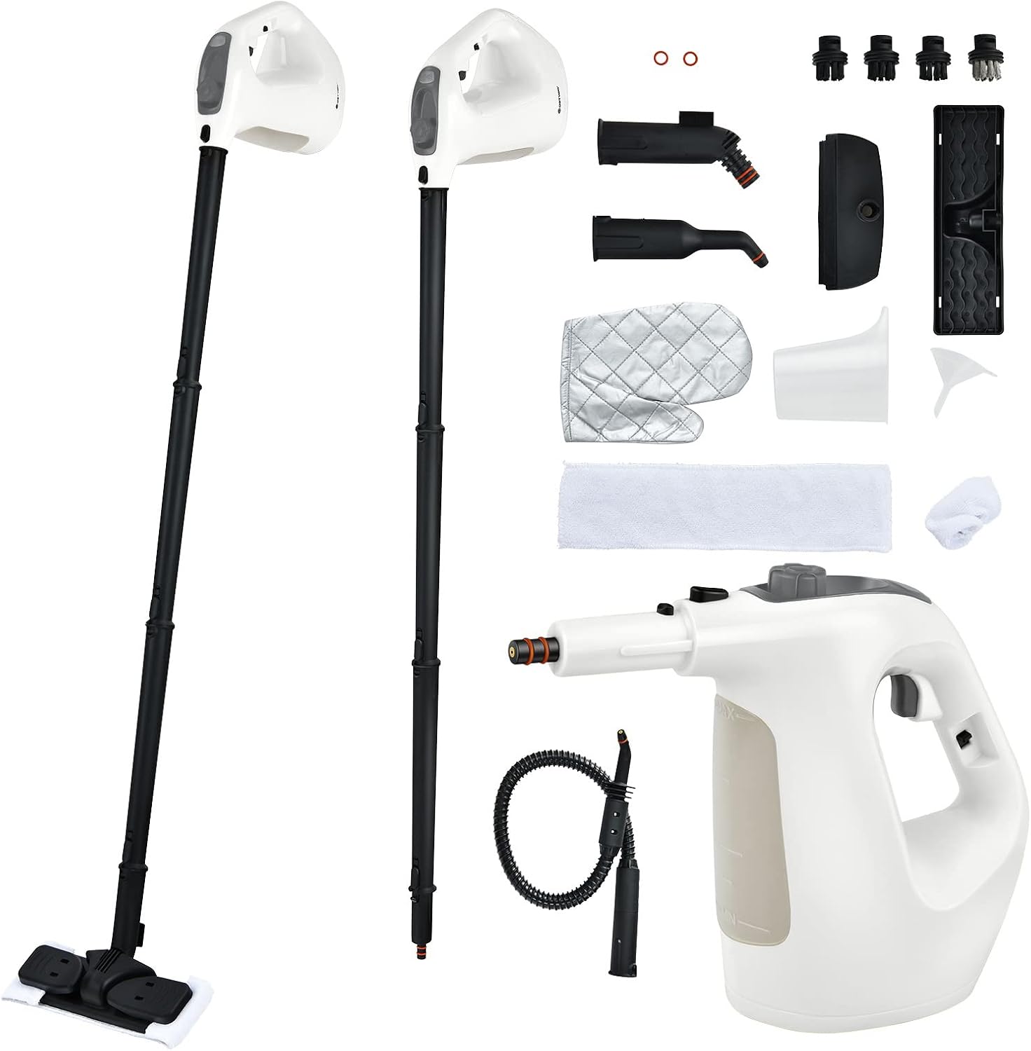 GOFLAME 1400W Handheld Steam Cleaner with 17 Accessories