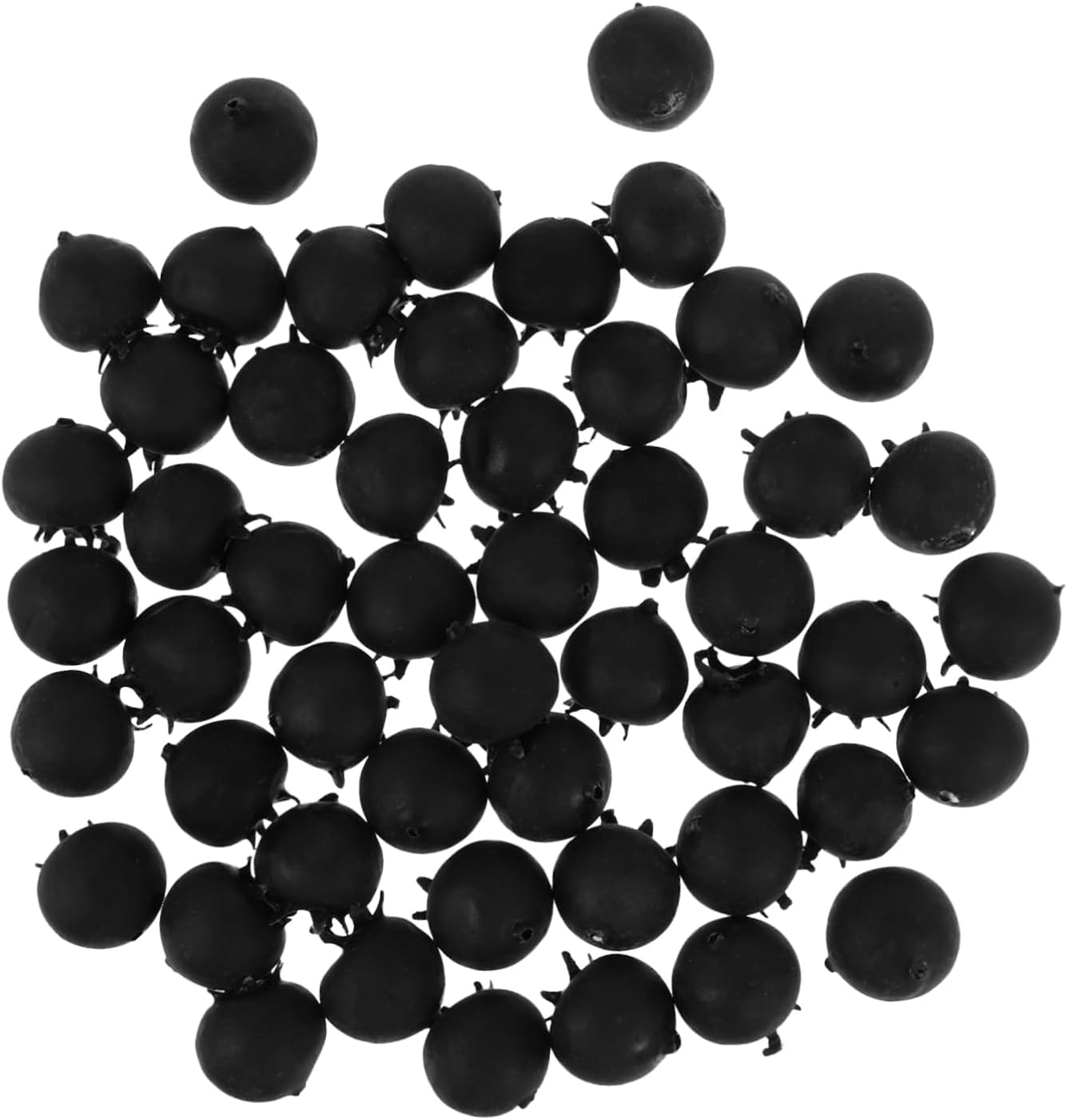 Amosfun 50Pcs Realistic Artificial Blueberry Models
