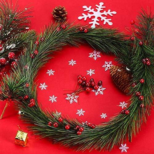 BBTO Artificial Holly Berries 100 Piece Wine Red