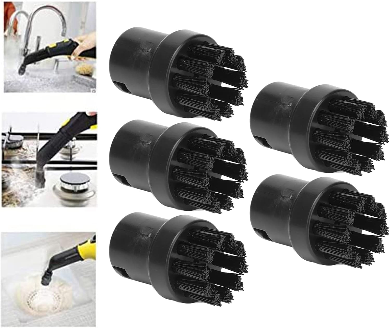 TOPINCN Steam Engine Brush Replacement 5Pcs for SC1 SC2 SC3 SC4 SC5