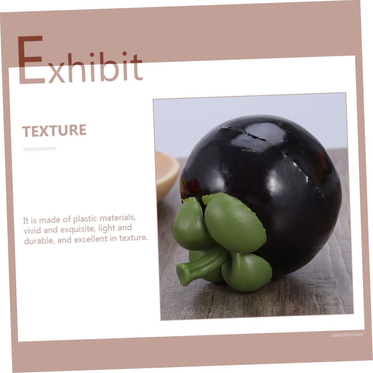 PRETYZOOM 6pcs Artificial Fruit Decor for Home Photography Props