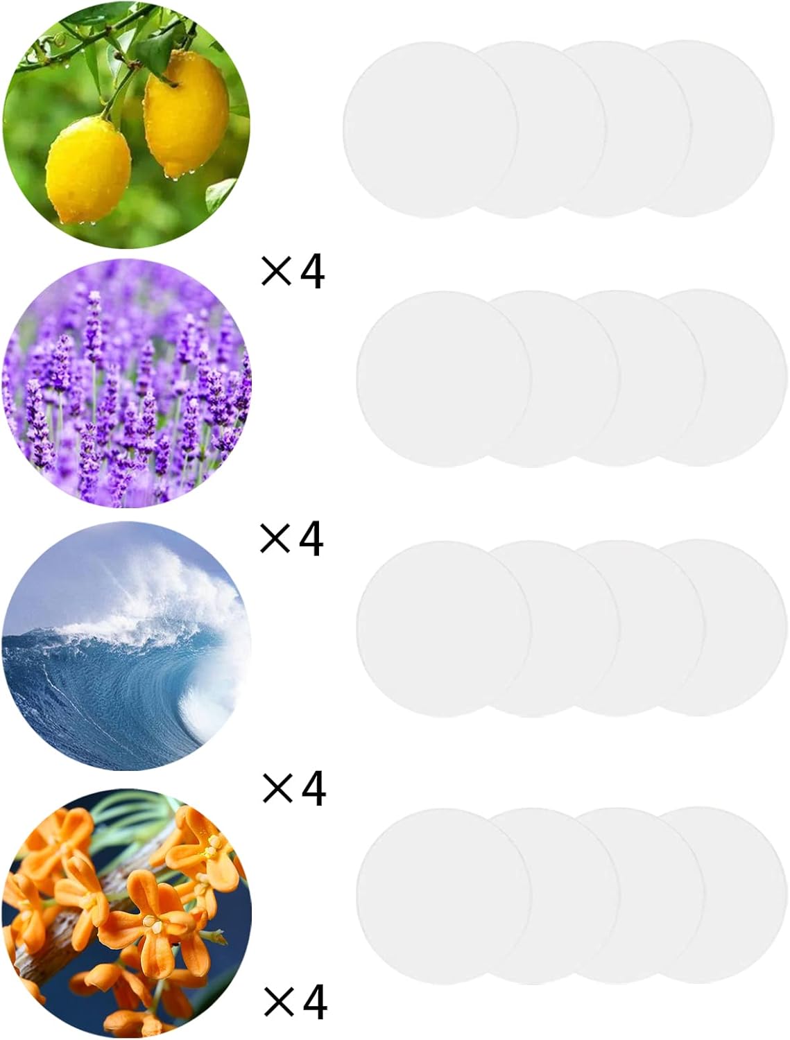 16 Pack Steam Mop Scent Discs for Bissell Powerfresh and Symphony Series