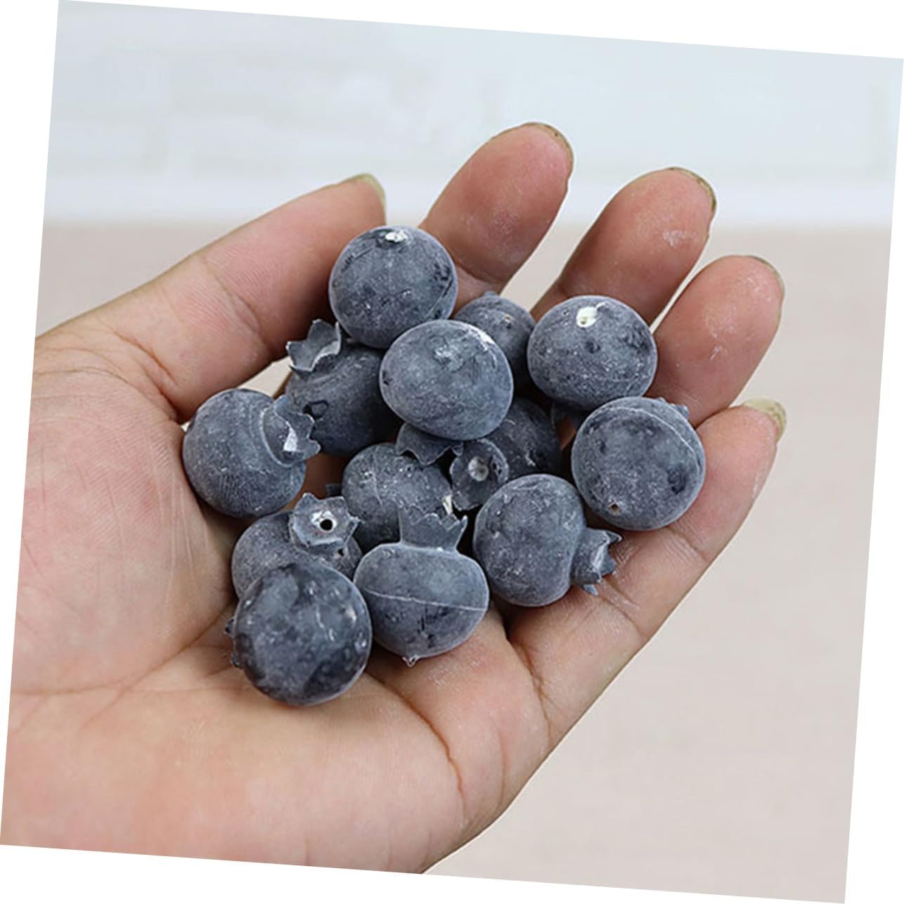 100pcs Lifelike Blueberry Foam Fruit Decor for Home Classroom