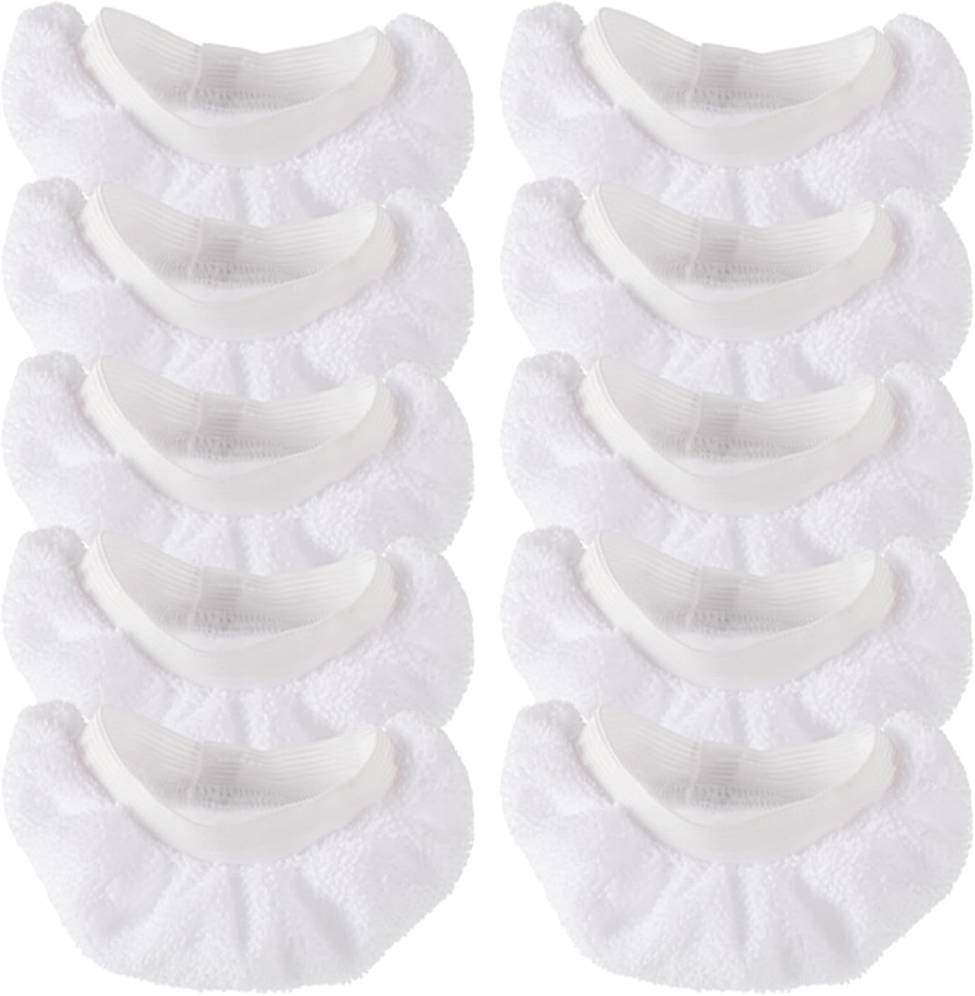 Steam Mop Pads for Handheld Steam Cleaner - 10 Pack Universal Reusable Washable