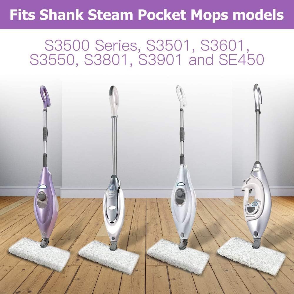 Replacement Steam Mop Pads for Shark Steam Mop S3500 Series 2-Pack