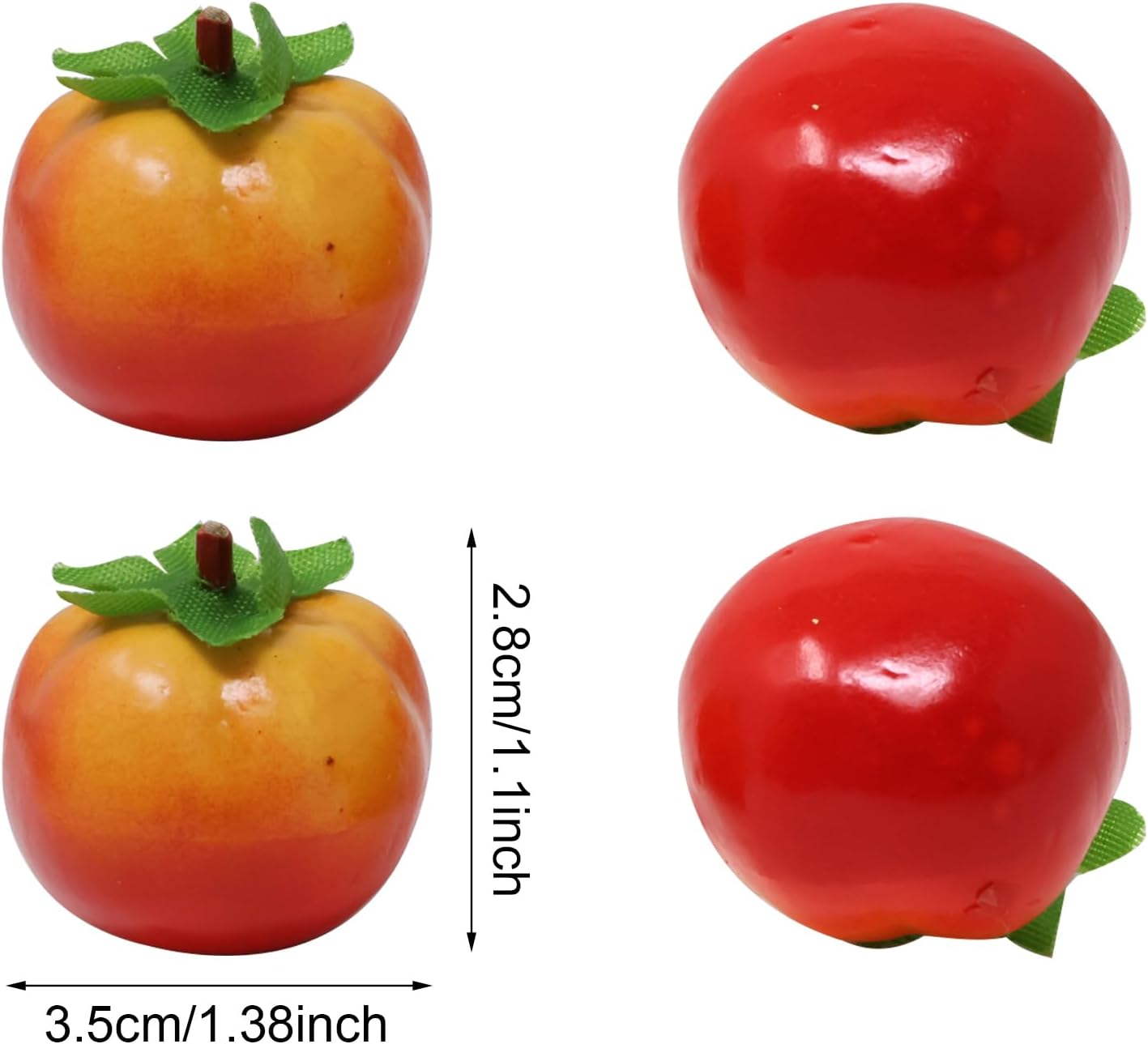 20PCS Realistic Foam Tomato Decorations