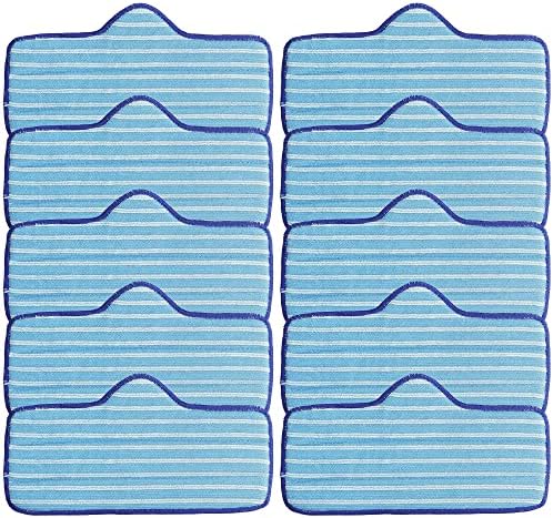 BlueStars 10 Pack Microfiber Mop Pads for Dupray Neat Steam Cleaner