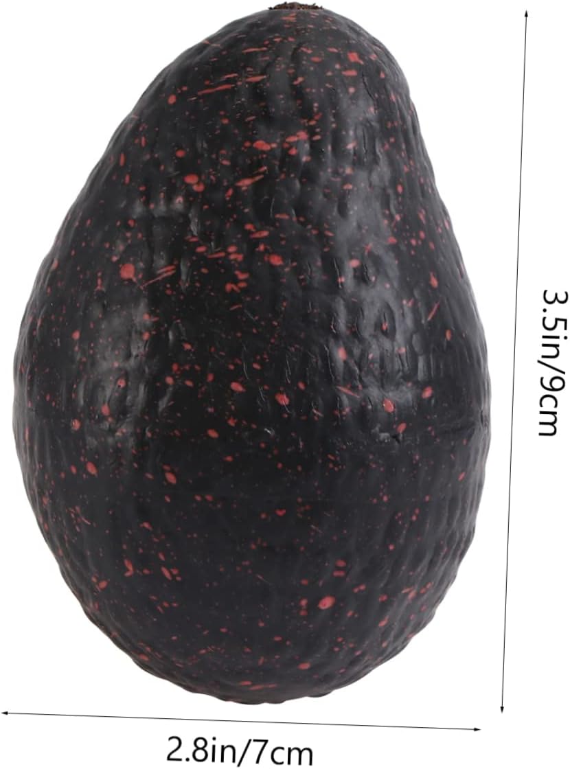 PRETYZOOM 6Pcs Artificial Avocados Faux Fruit Decoration