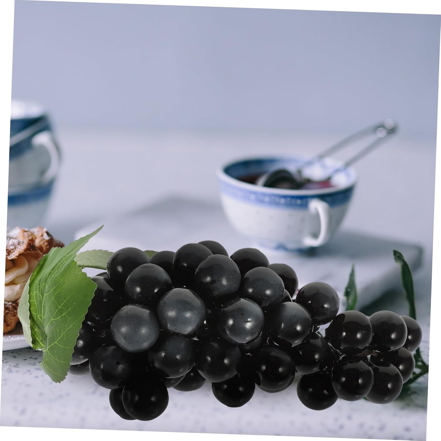Zerodeko 3pcs Foam Grape String Artificial Fruit Decor