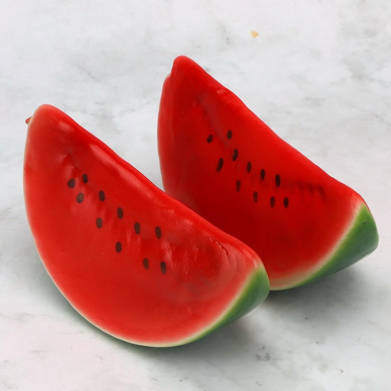 Gresorth 2pcs Artificial Watermelon Slice Decor