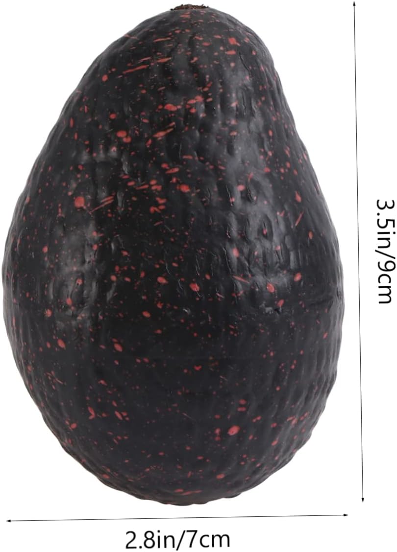 Vaguelly 6Pcs Lifelike Avocado Props for Home Decoration