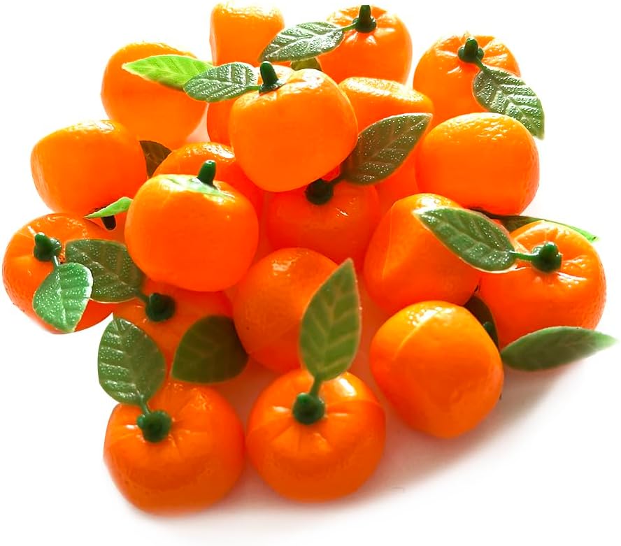 20pcs Realistic Artificial Orange Decorative