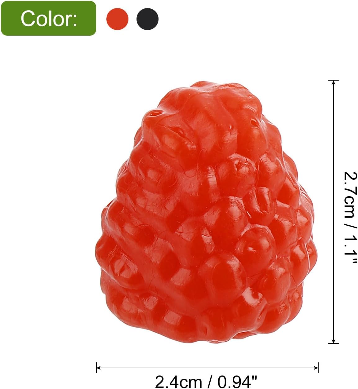 Uxcell 20pcs Artificial Raspberry Realistic Photography Props