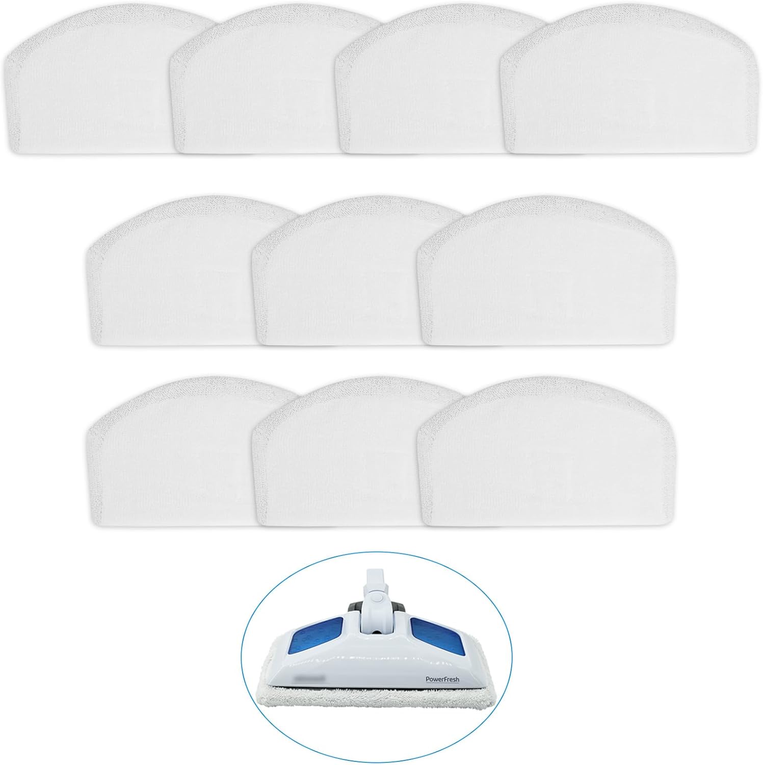 Extolife 10 Pack Steam Mop Pads for Bissell Models