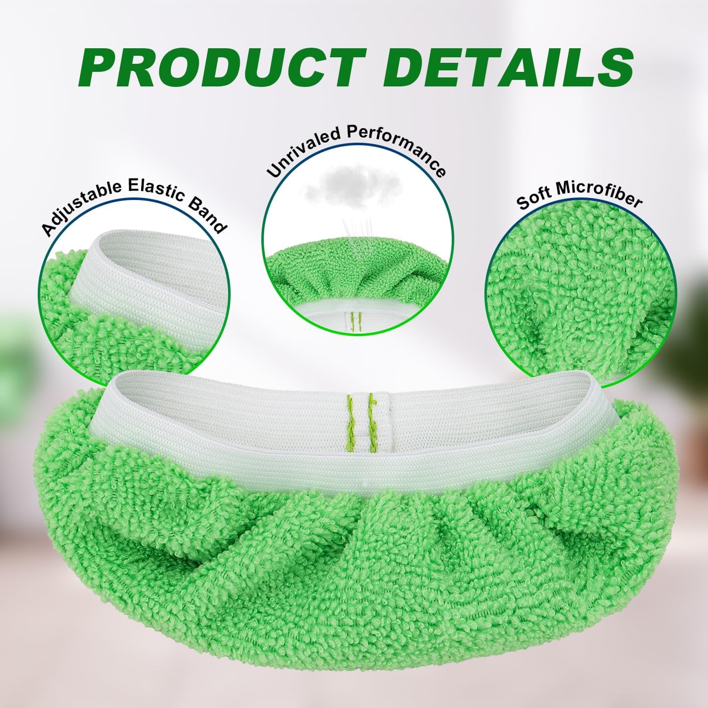 GreeSuit Universal Steam Cleaner Microfiber Cloths