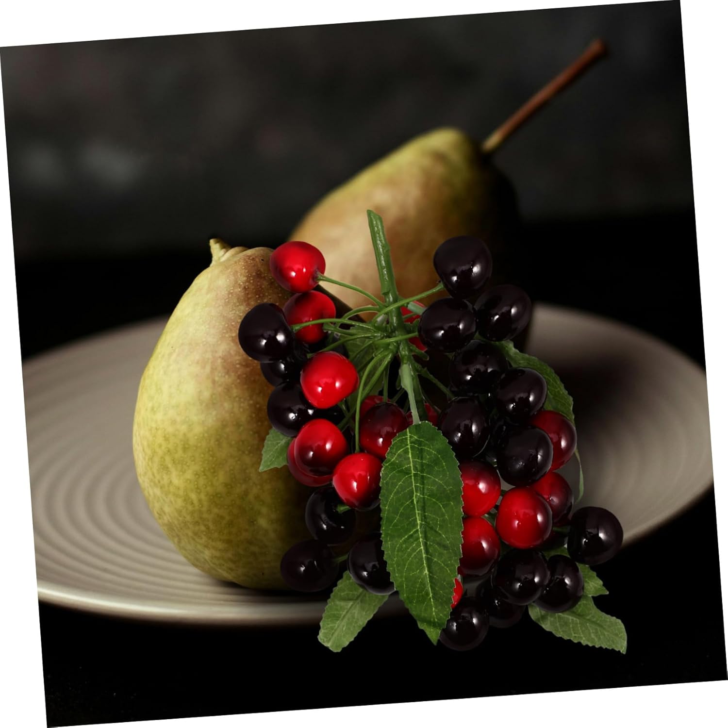 Realistic Cherry Ornaments for Home Decor