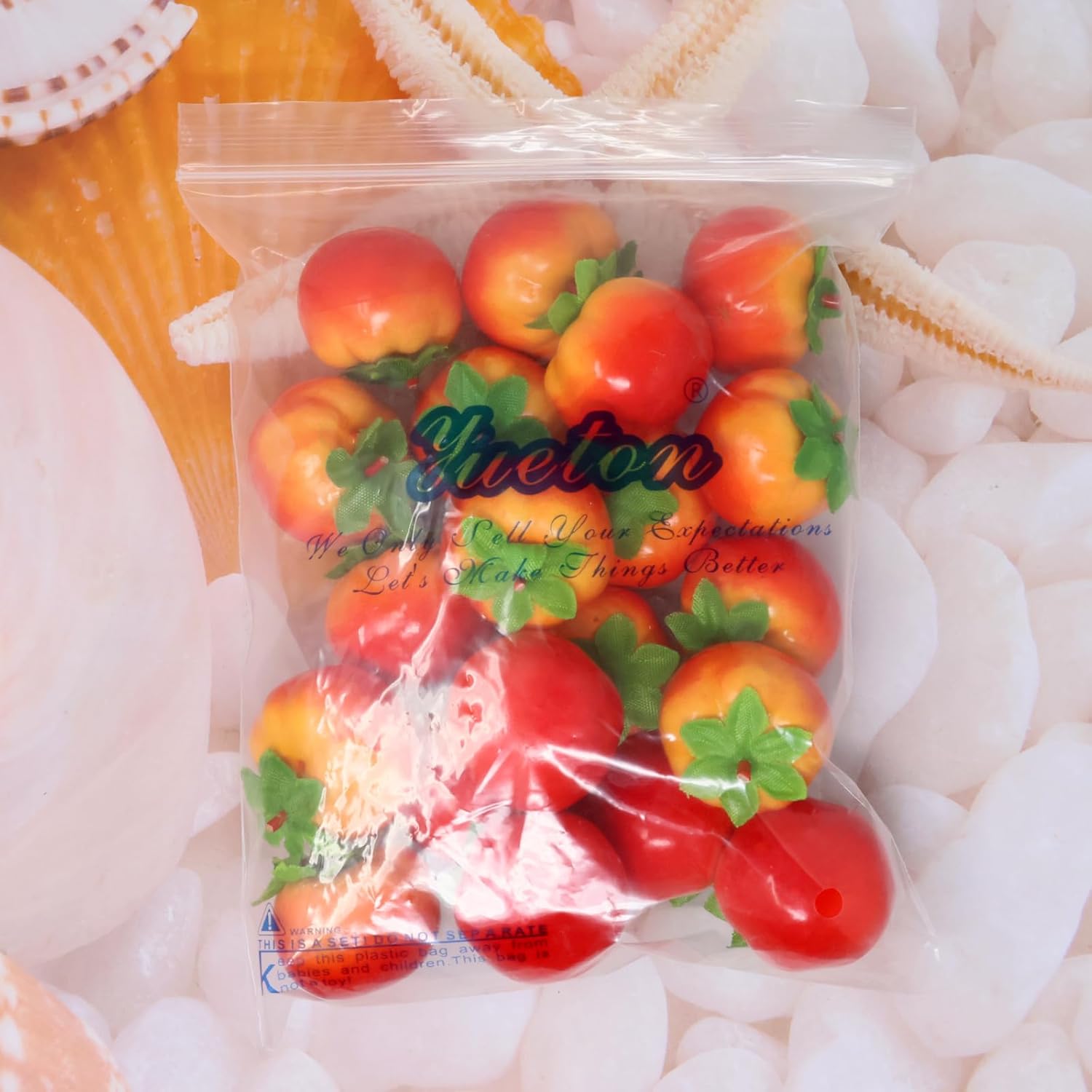 20PCS Realistic Foam Tomato Decorations