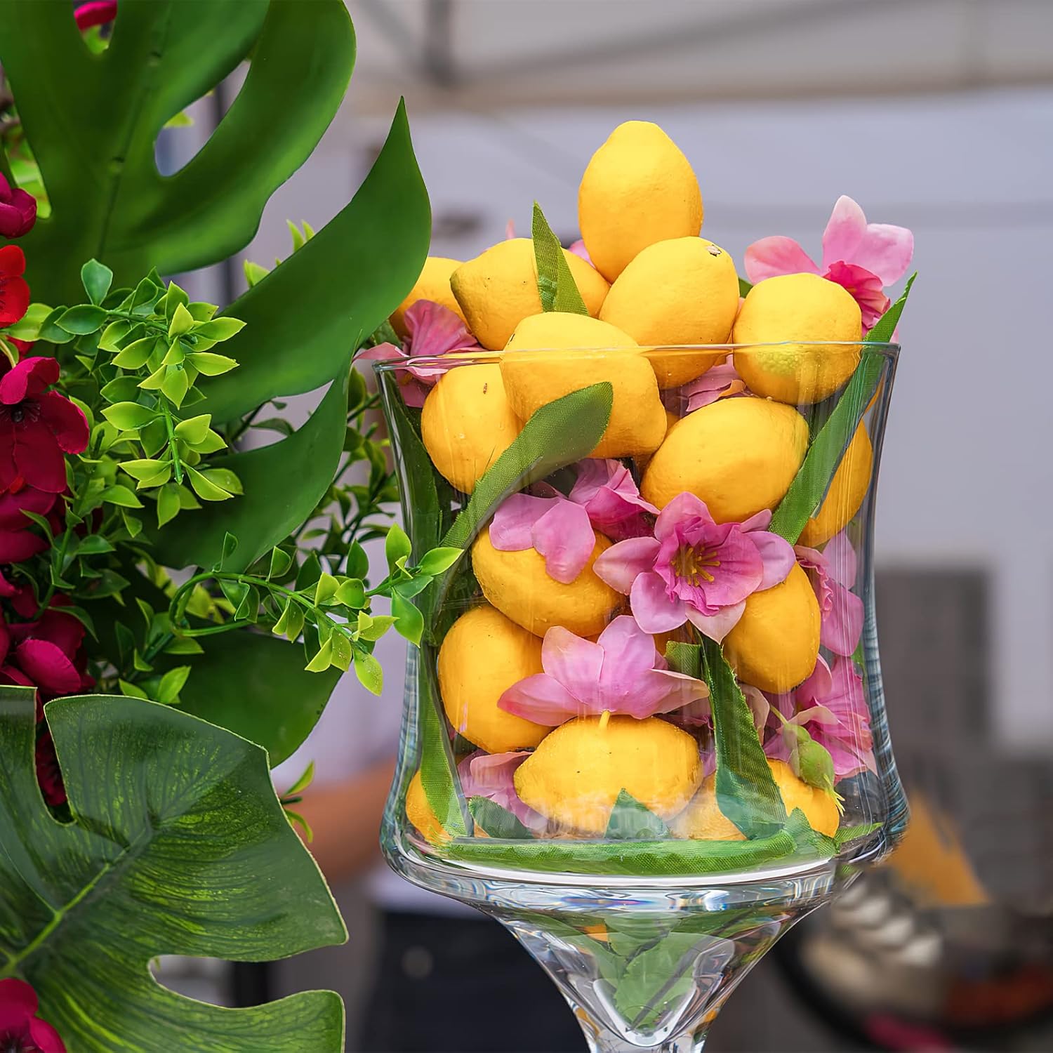 BigOtters 20PCS Fake Lemons for Decor and Parties