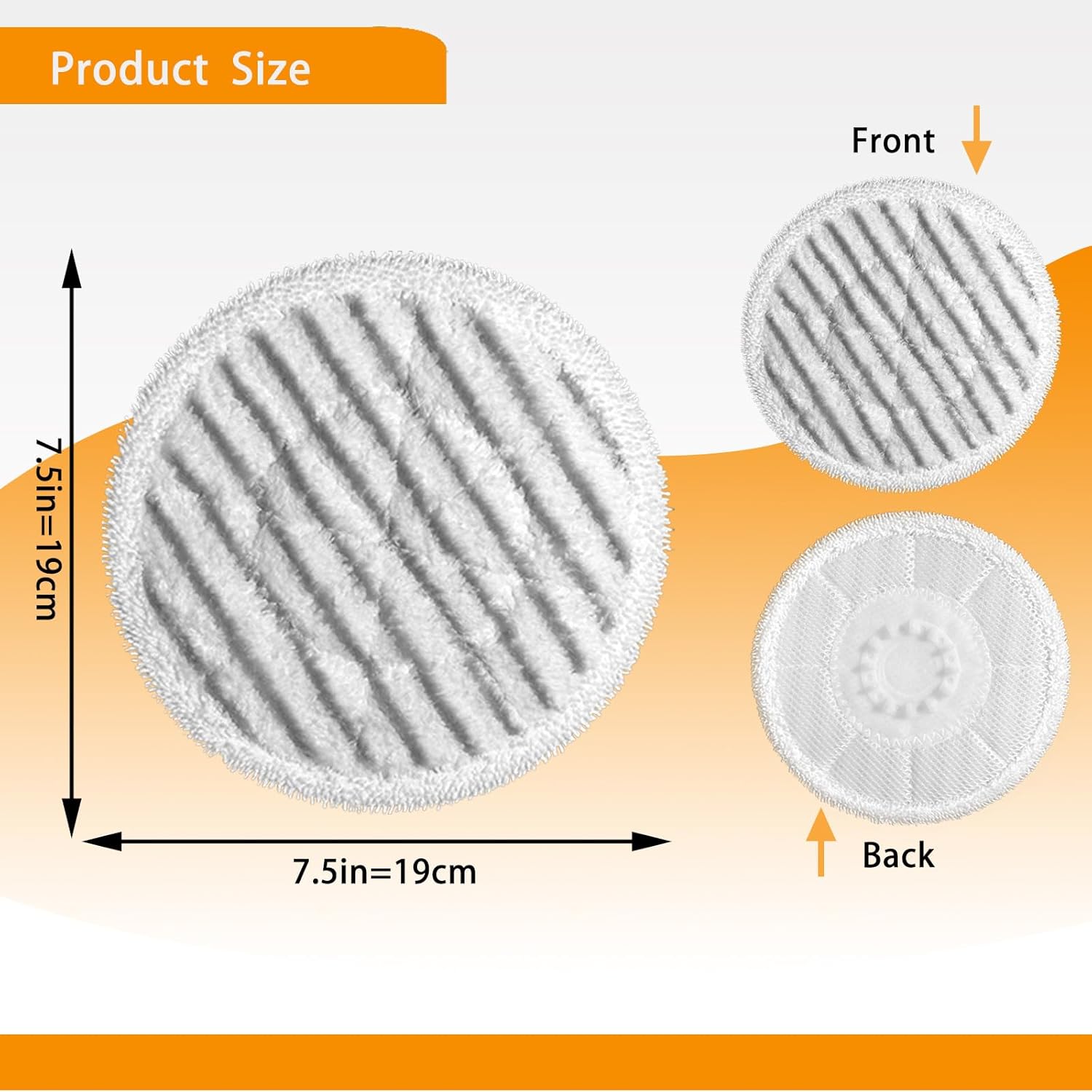 Replacement Steam Mop Pads for Shark S7000 Series