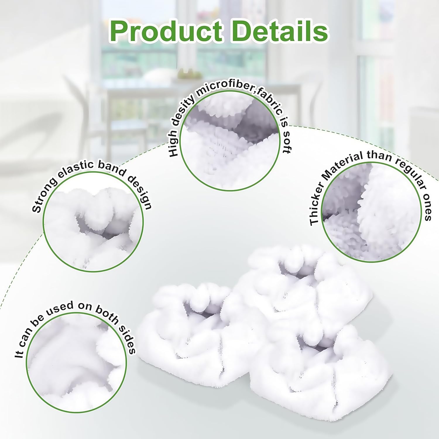Small Triangle Steam Mop Pads Compatible with Dupray 10 Pack