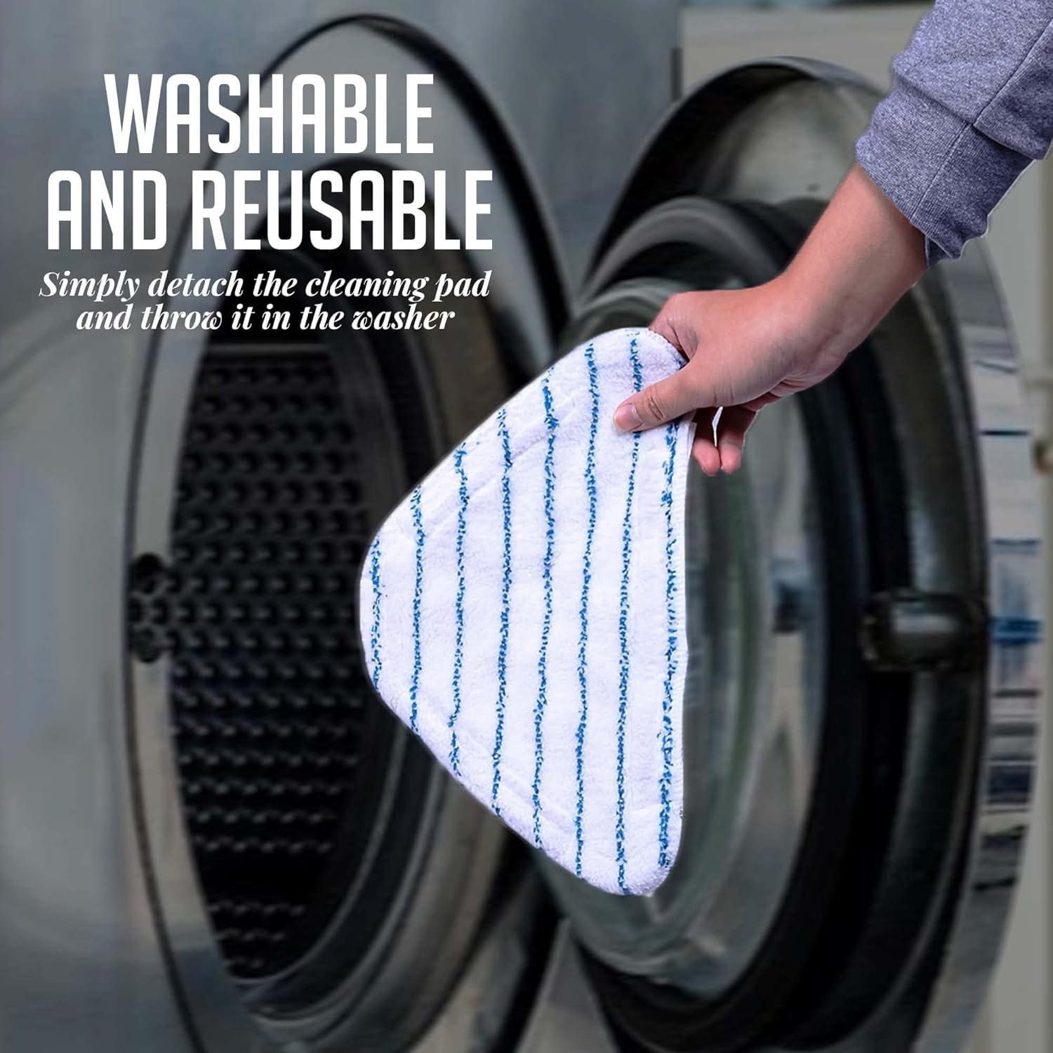 OVENTE Steam Mop Replacement Pads ST405 Series Pack of 4