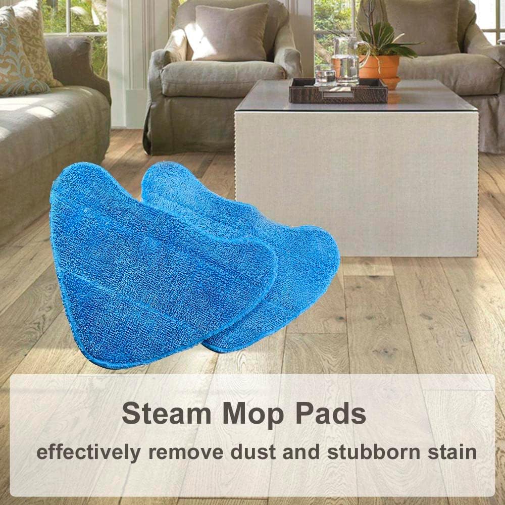 HQRP 2-Pack Microfiber Steam Mop Pads for Hoover WH01000