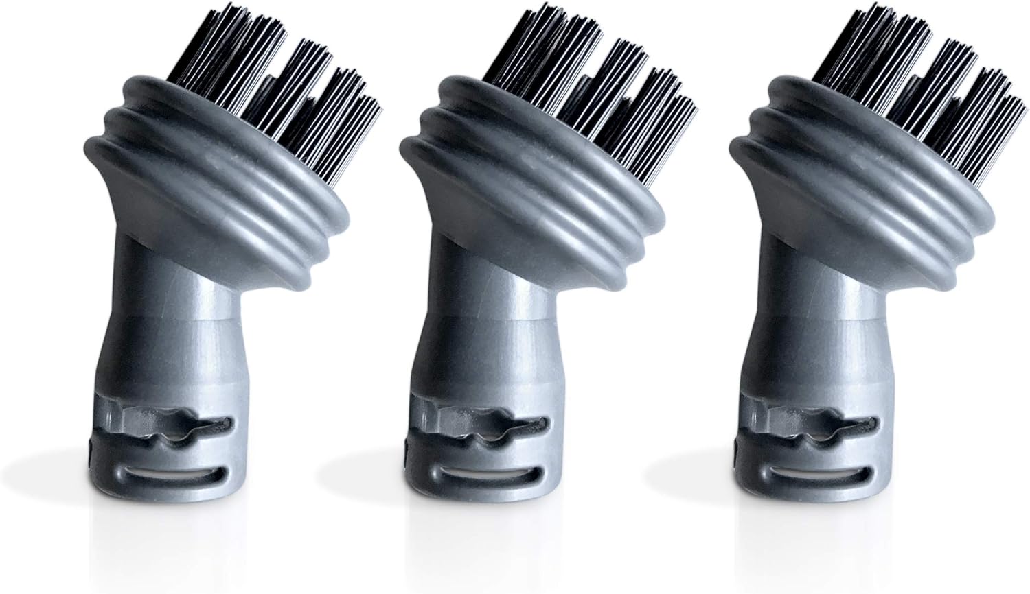 3 Piece Nylon Round Brushes for Vaporetto Steam Mops
