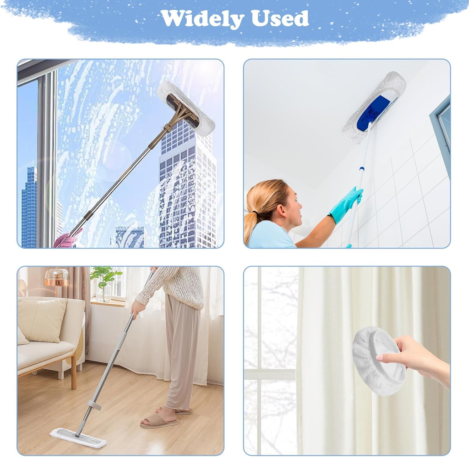 10Pcs Steam Mop Pads for Handheld Steam Cleaner Universal Microfiber Cloths