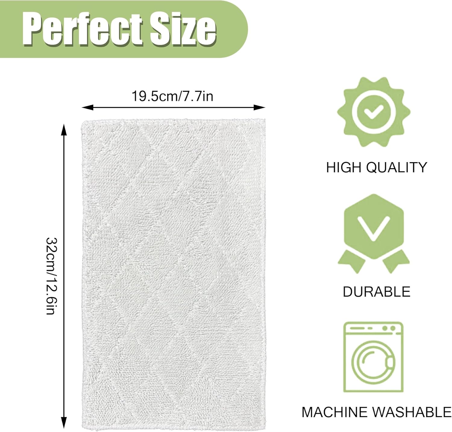 Planially Light N Easy Steam Mop Pads 8 Pack Replacement Reusable