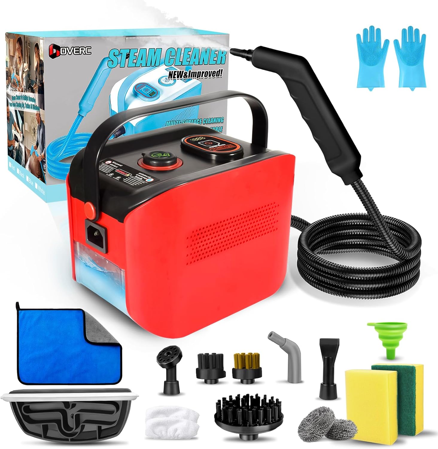 DOVERC Handheld Steam Cleaner with 45BAR Pressure