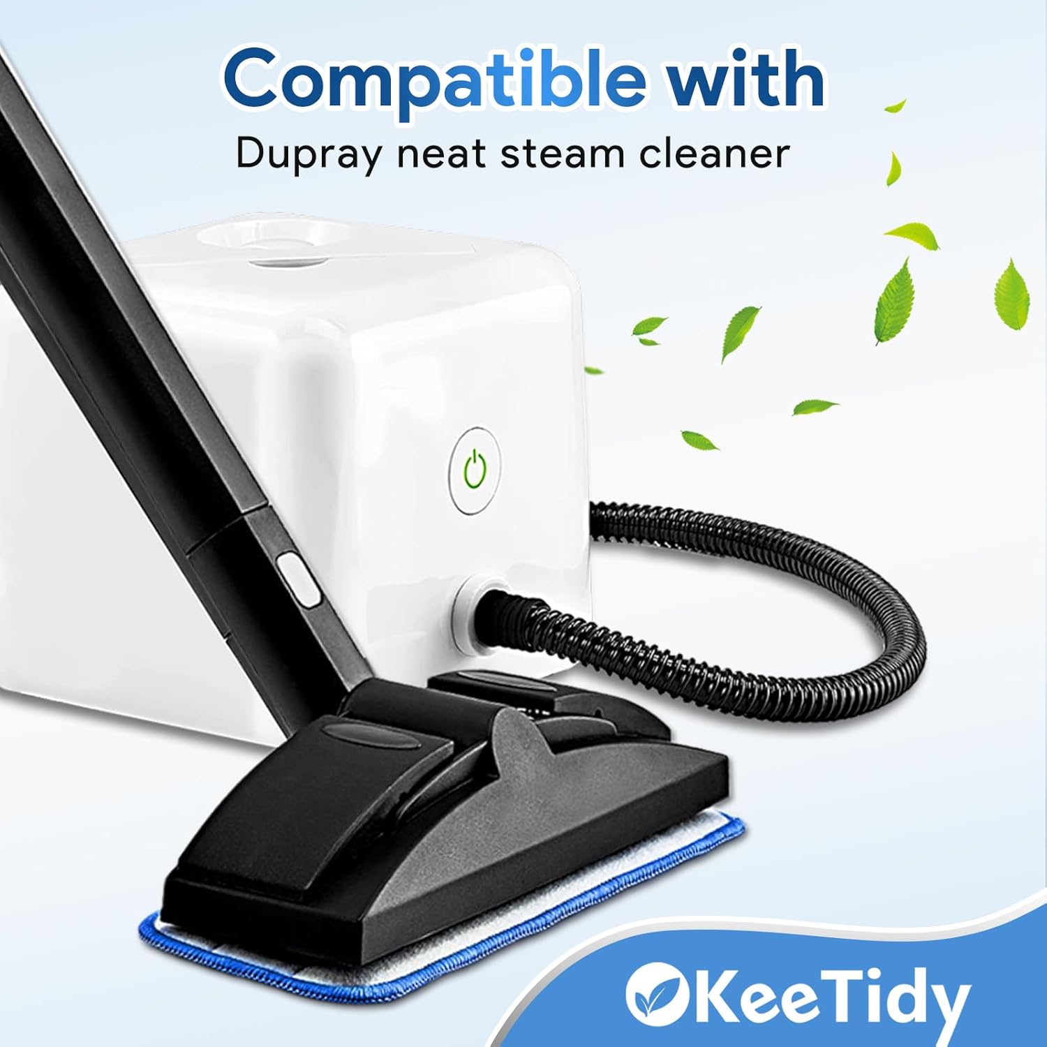 KeeTidy Reusable Microfiber Pads for Dupray Neat Steam Cleaner 33 Pack