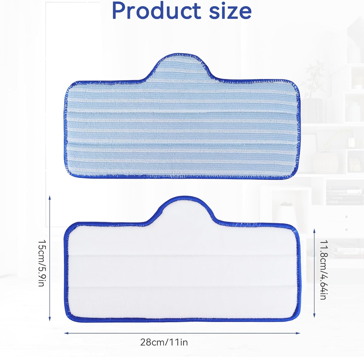 Steam Mop Pads for Dupray Neat Steam Cleaner - 12 Pack Reusable