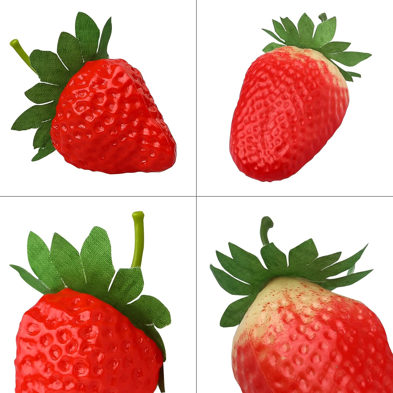 RONRONS 20 Pieces Artificial Strawberry Photography Prop Decor