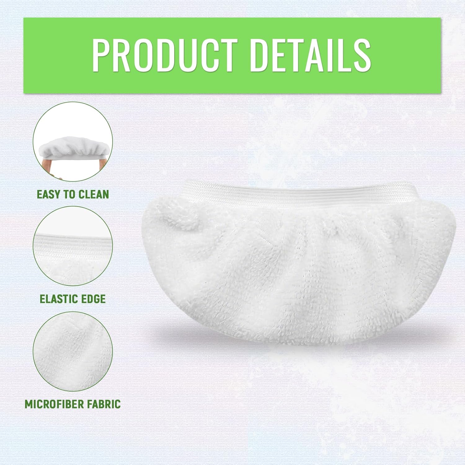 10 Pack Universal Steam Mop Pads Reusable