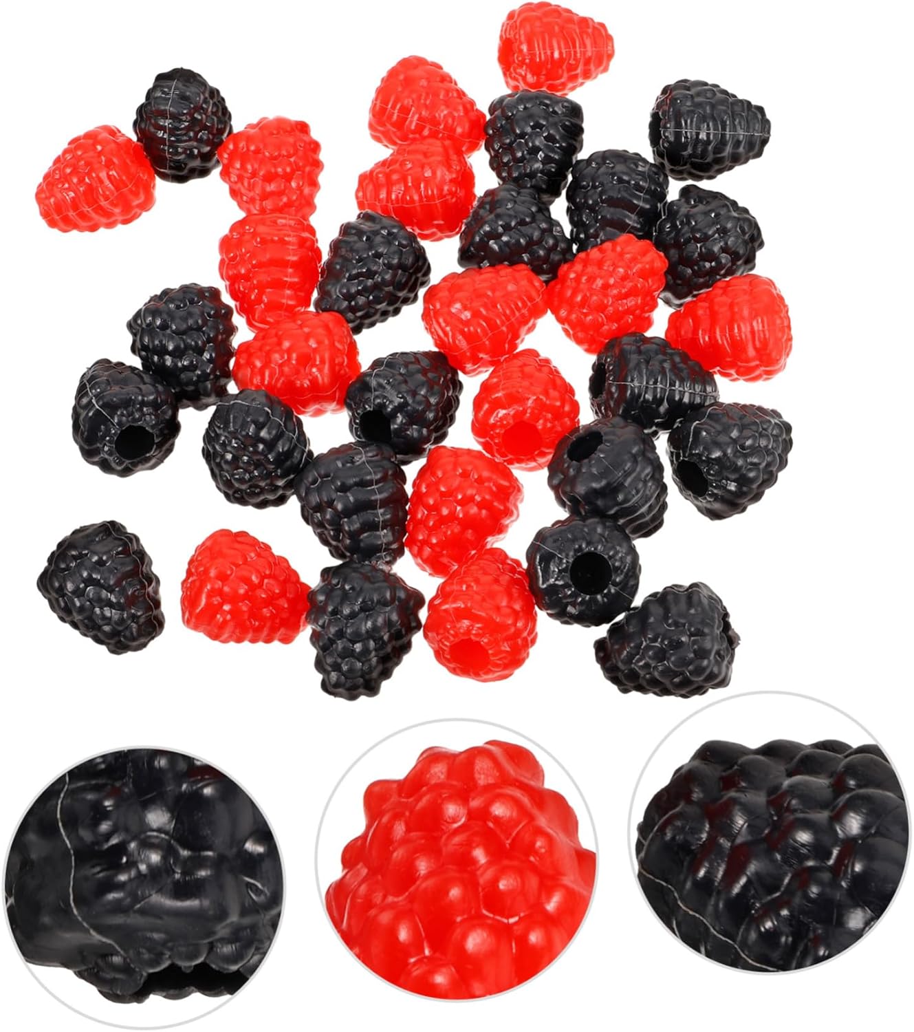Zerodeko 40pcs Artificial Strawberry Decor Display