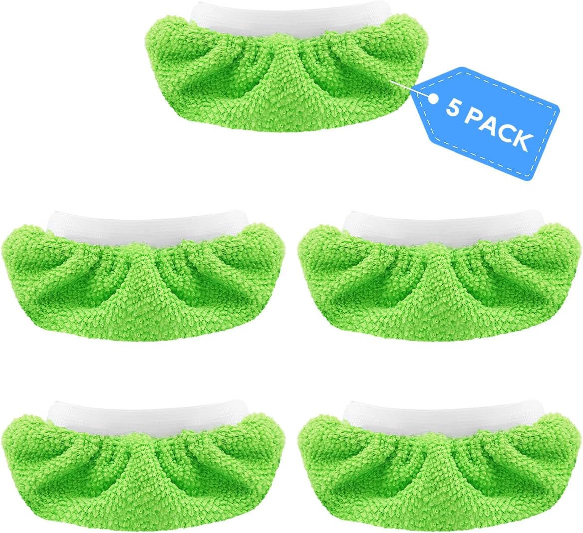 KeeTidy Universal Reusable Steam Mop Pads 5 Pack