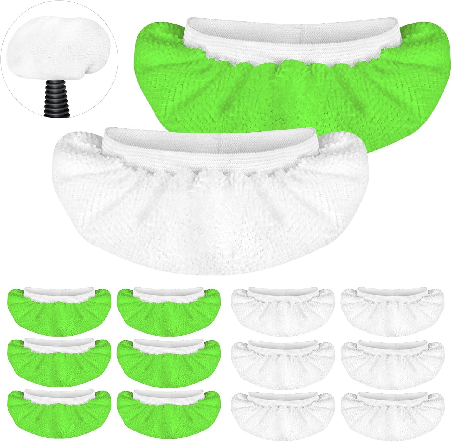 LOVECO 12 Pack Universal Microfiber Cloths for Steam Cleaners