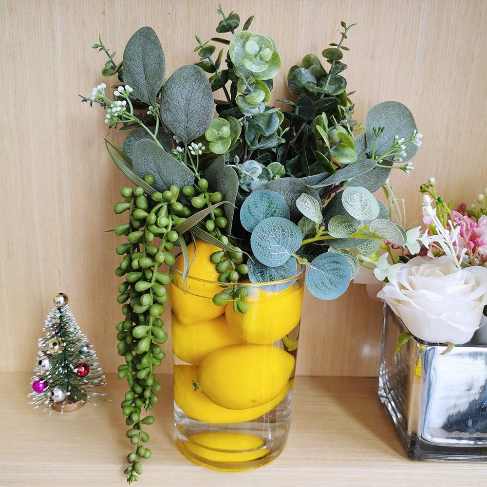 20 Pcs Fake Lemons for Garland and Kitchen Decor