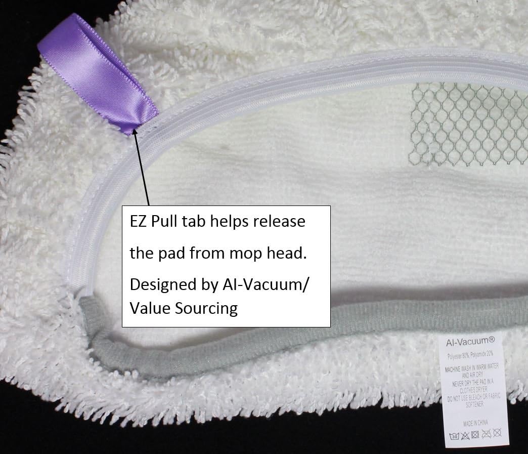 Bissell Steam Mop Pad 4 Pack Compatible with 1940A Series