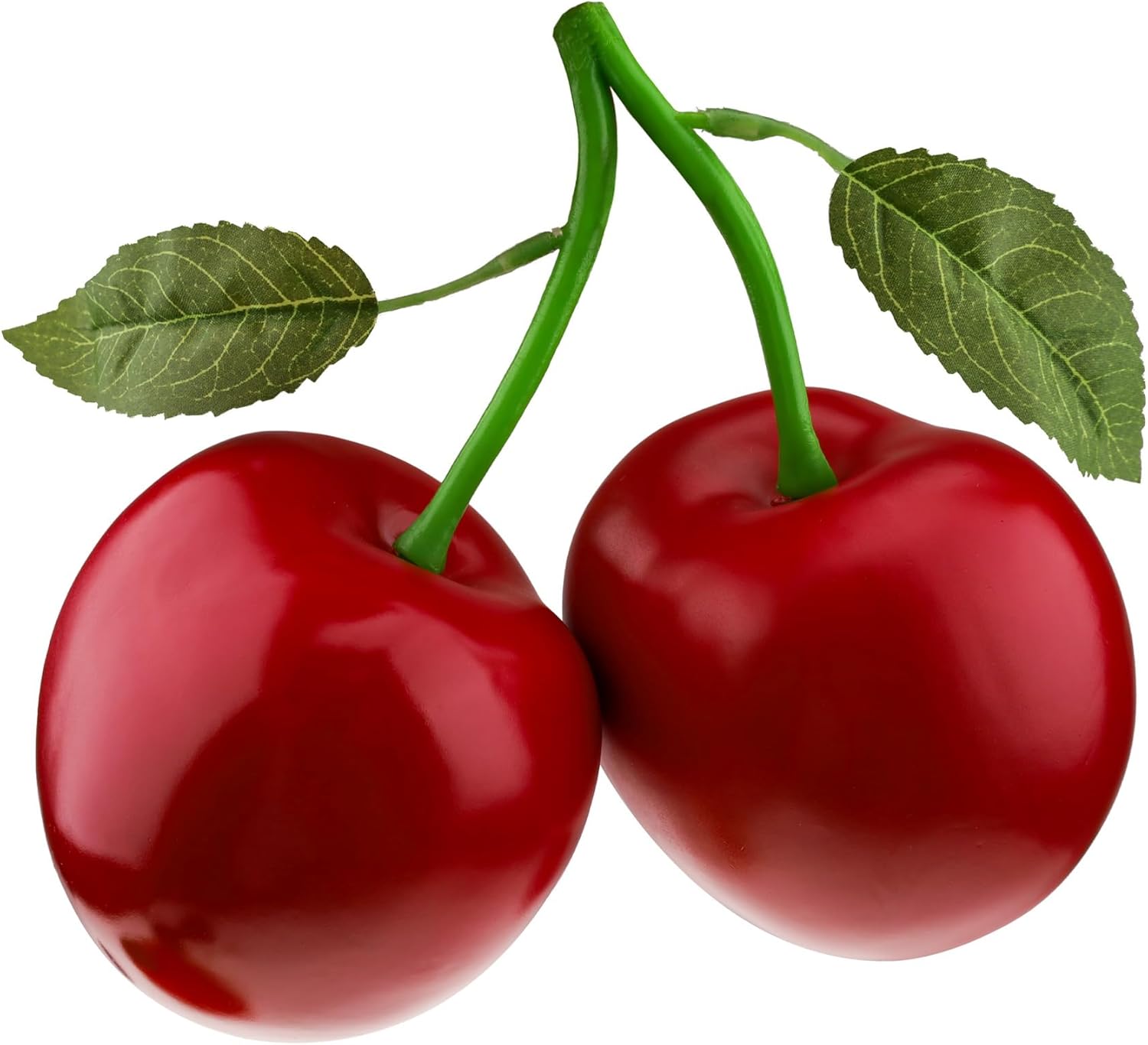 Woration 72 Inch Red Artificial Cherry Bunch Decoration