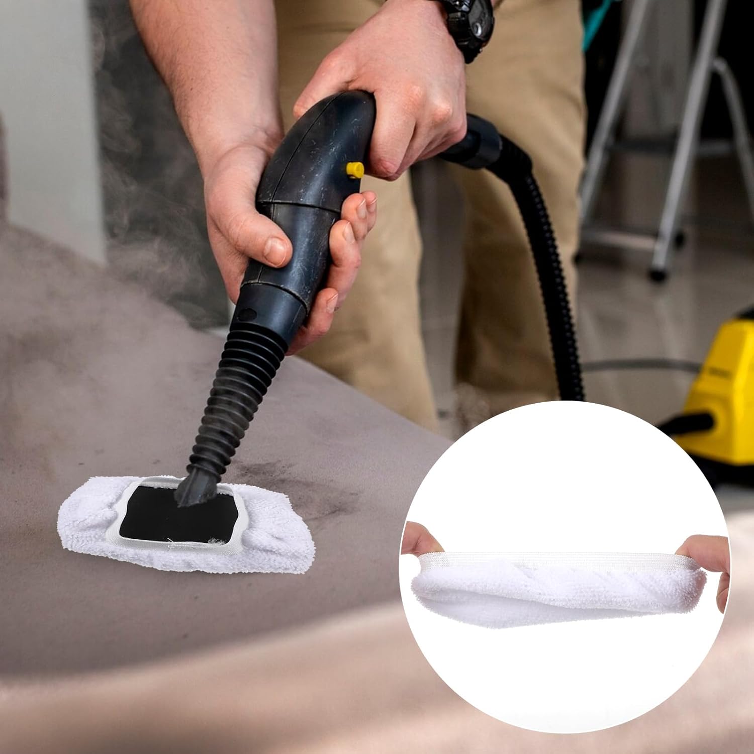 4 PCS Steam Cleaner Attachments - Reusable for Dupray Pursteam Comfortday