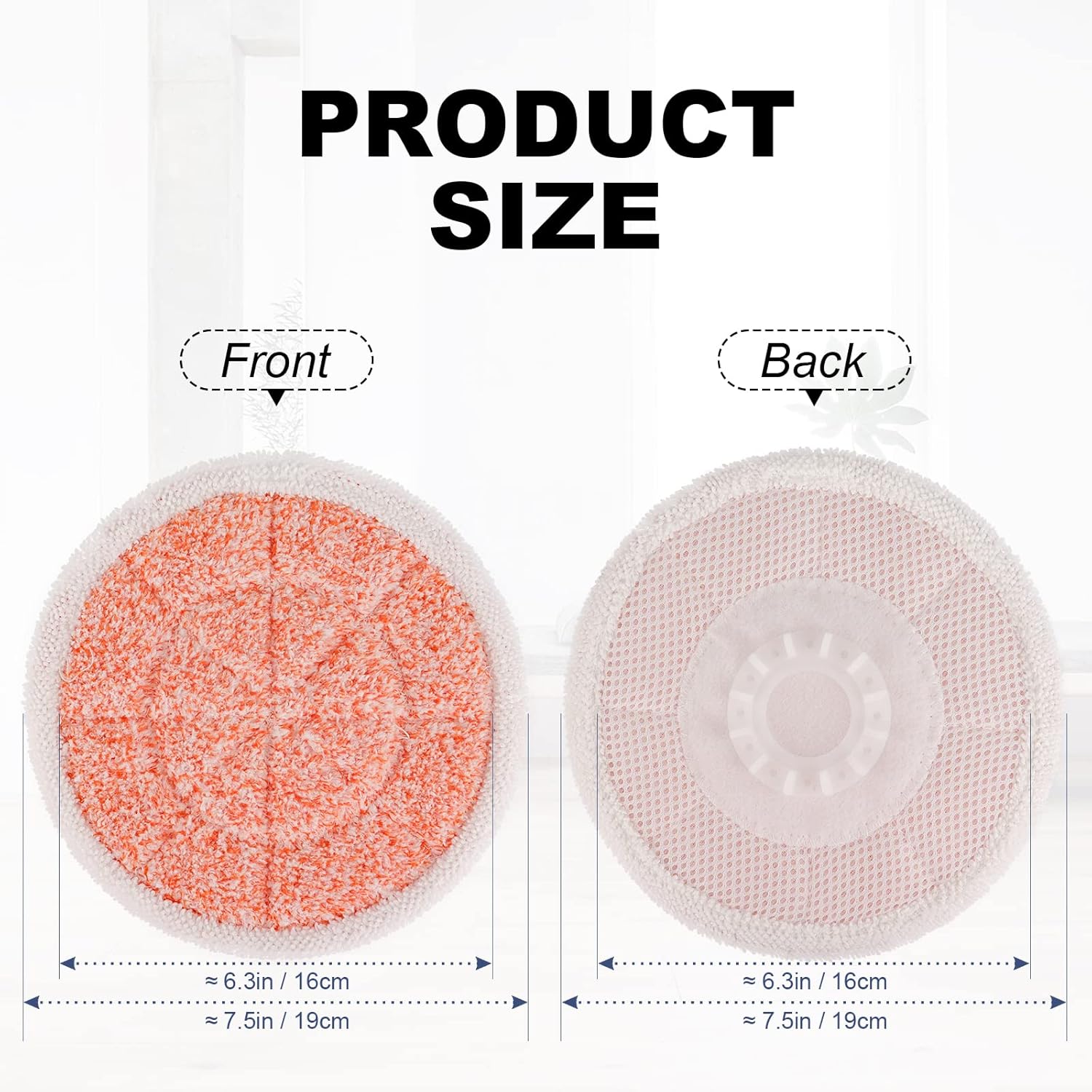 Shark Steam Scrub Mop Pads Replacement for S7000 Series