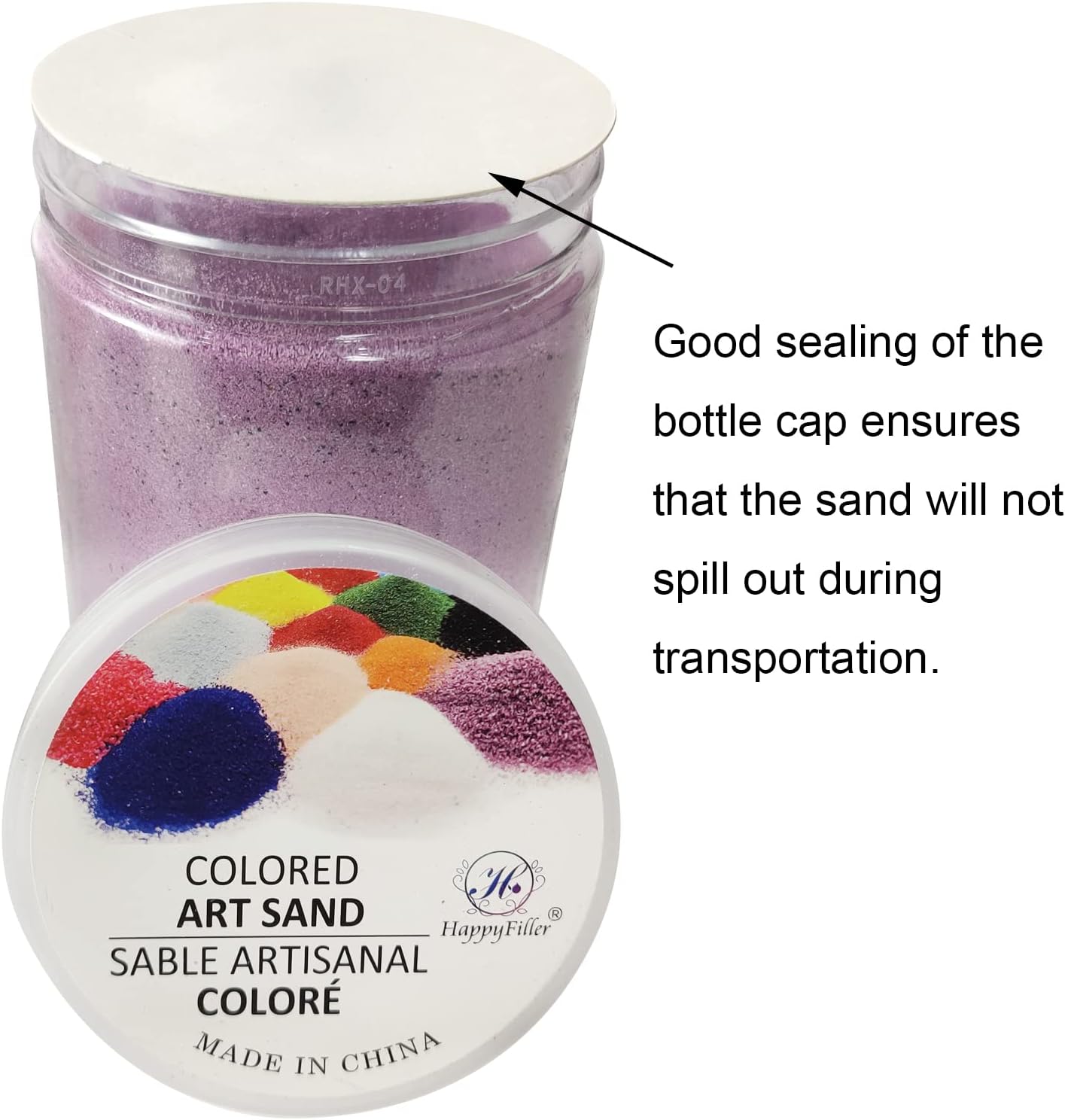 HappyFiller Light Purple Sand with Storage Container 28 OZ